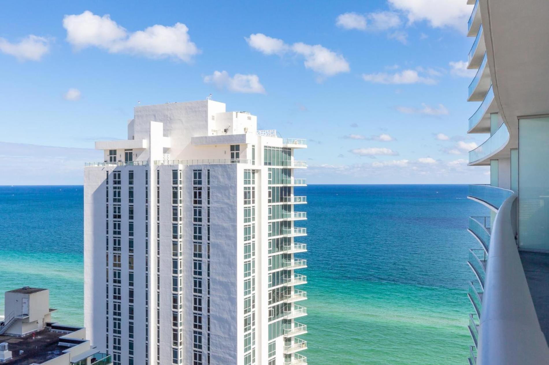 Ocean View 1 Bed On The Beach 19Th Floor Hollywood Hallandale Beach Exterior photo